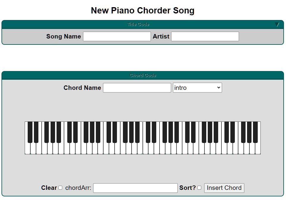 Piano Chord Builder